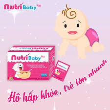 Cốm Vi Sinh NutriBaby Plus- Tăng cường chức năng hô hấp, giúp bé giảm ho, đau rát họng