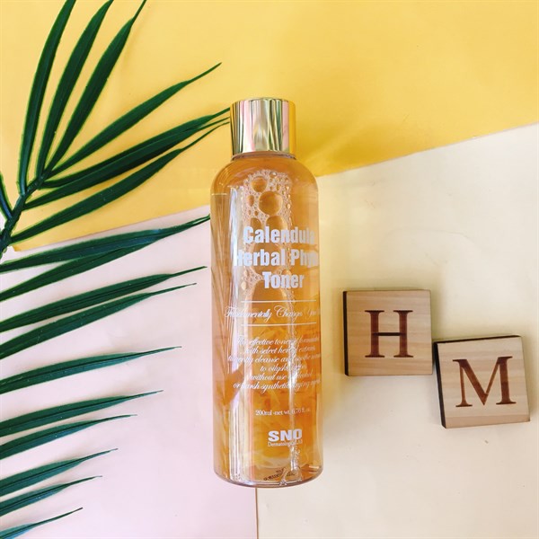Toner Hoa Cúc SNO Calendula Herbal Phyto Hàn Quốc 200ml