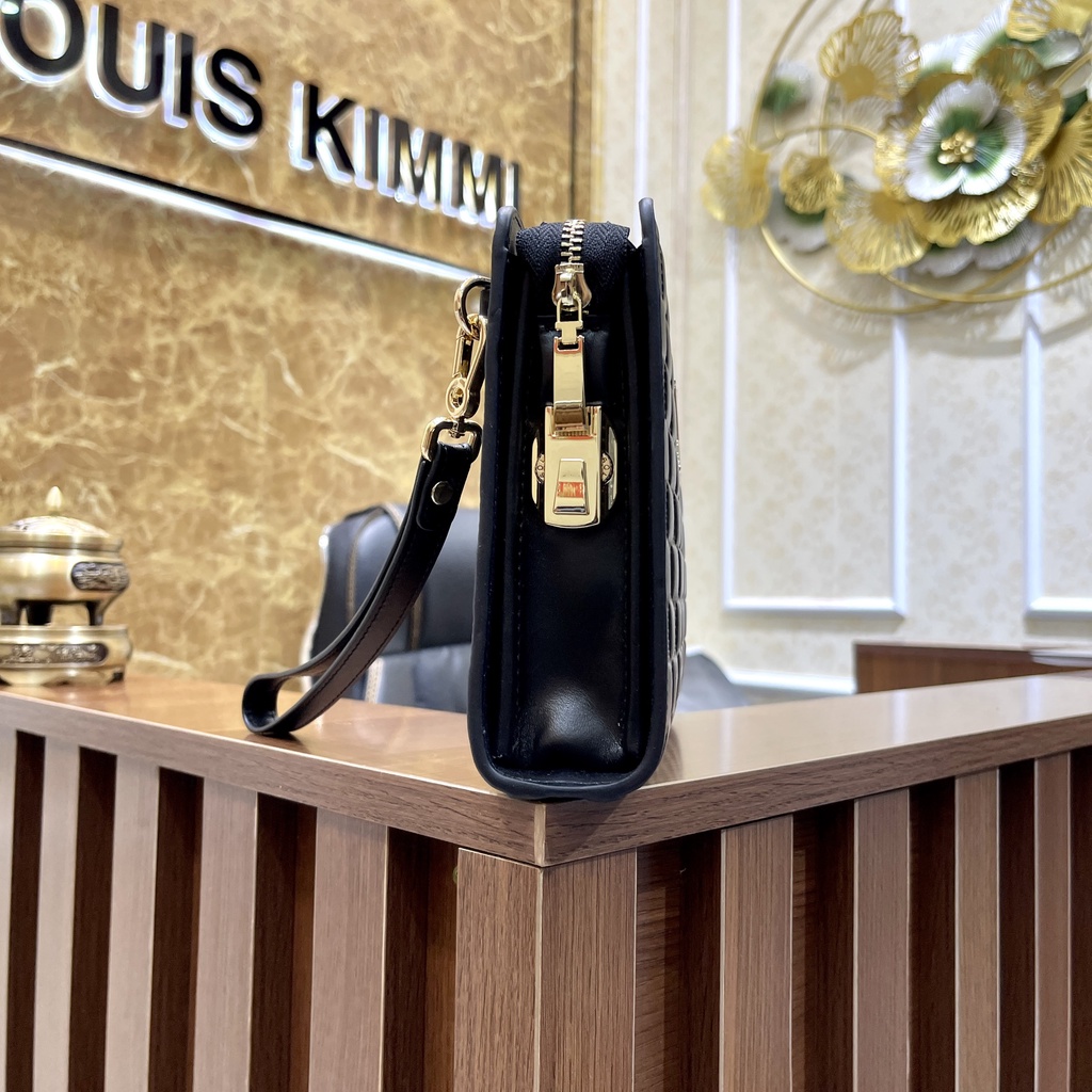 Clutch - Ví cầm tay nam nữ khóa số cao cấp Da bò 100% CL320