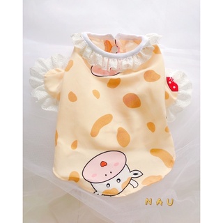 Áo đôi Bò Sữa cho chó mèo