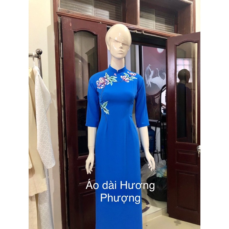 Áo dài vẽ tay nhẹ nhàng