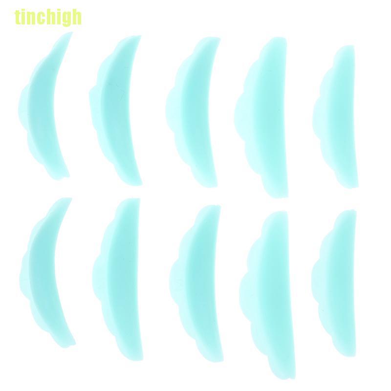 Bộ 10 Dụng Cụ Nâng Lông Mi Bằng Silicon Thiết Kế Dễ Thương