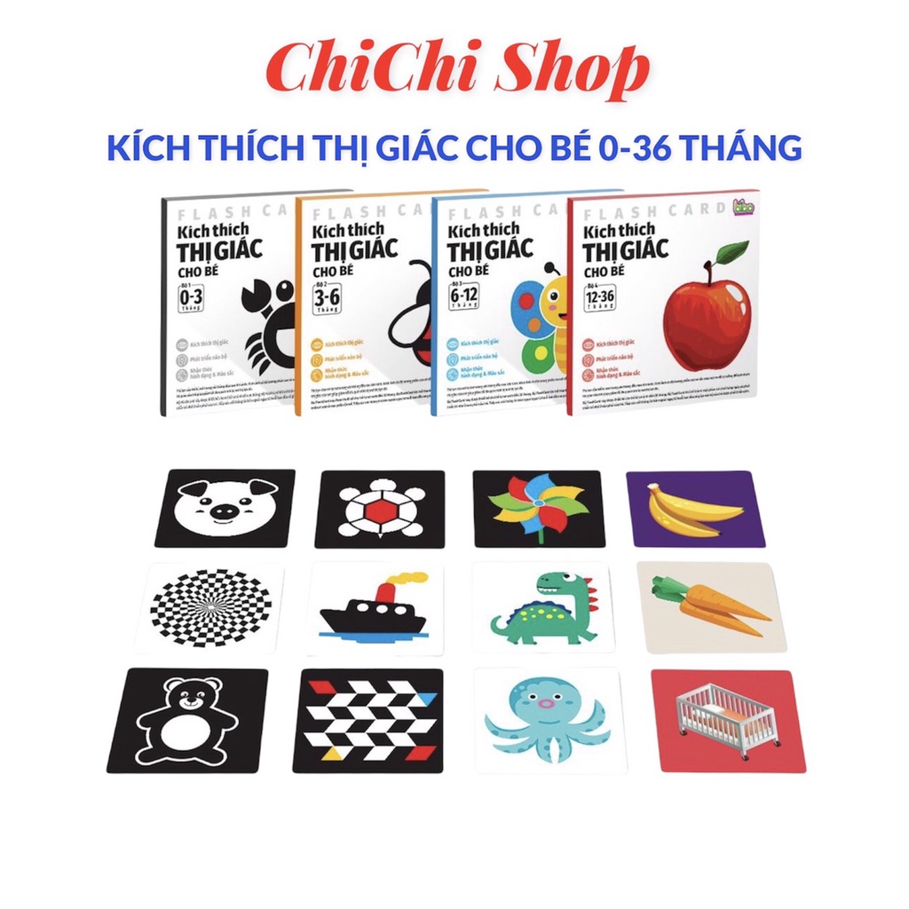 Đồ Chơi Thẻ Học Thông Minh,FlashCards Kích Thích Thị Giác Giúp Bé Phát Triển Thị Giác,Học Màu Sắc,Nhận Biết về TGXQ