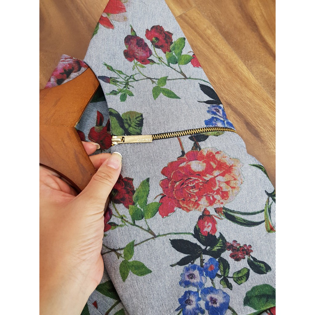 Đầm CK in hoa dáng ôm body mẫu mới