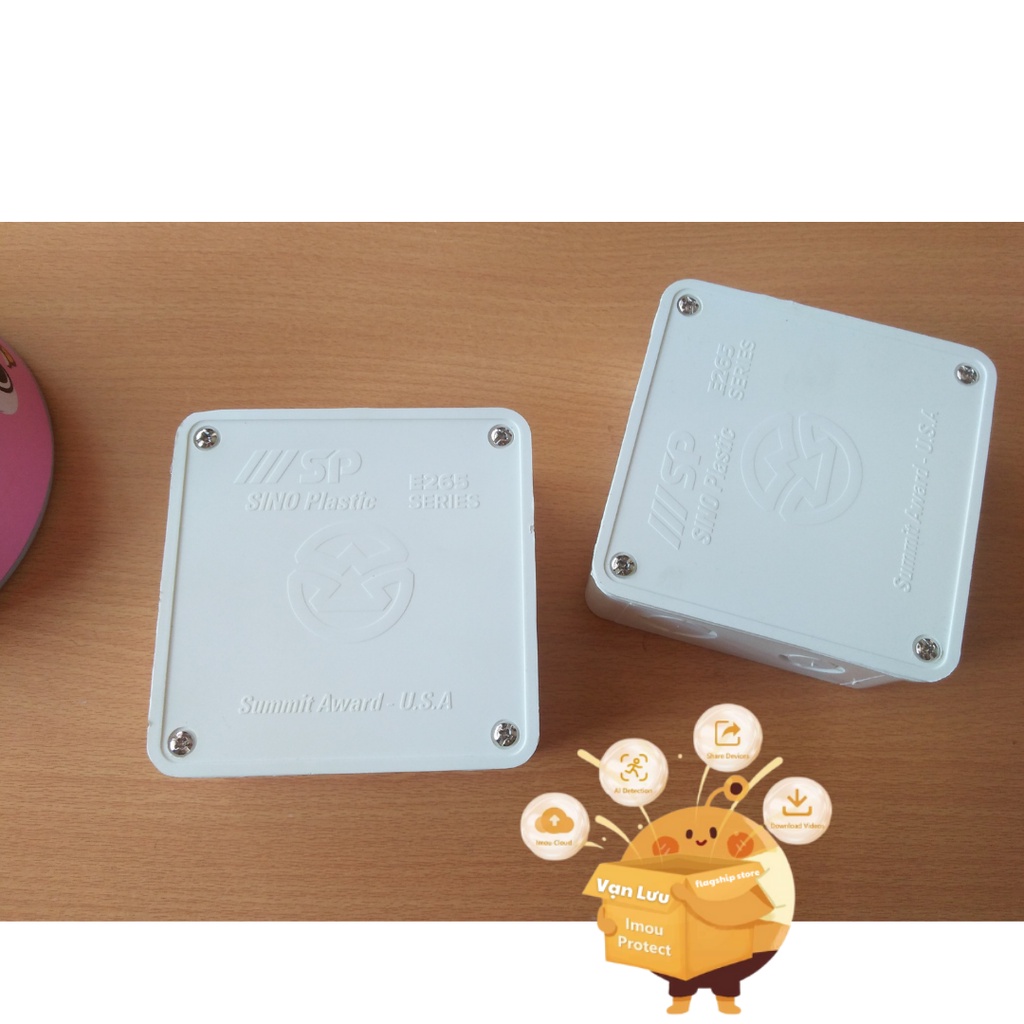 Hộp Kỹ Thuật Camera Cao Cấp SINO SP 11*11*5 Ren Đồng Sịn -Hộp Nối Dây Tự Chống Cháy -Hộp Nối Âm Tườn