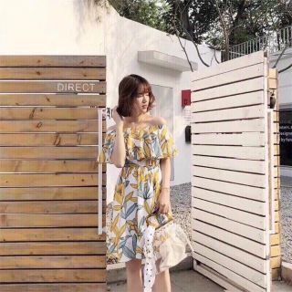 Đầm đũi trễ vai