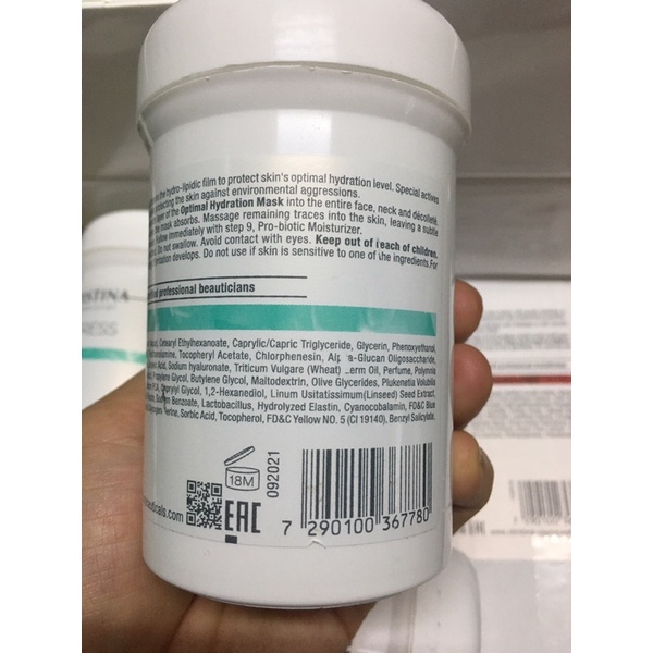 Mặt nạ cấp nước phục hồi da Unstress 8 Optimal Hydration Mask