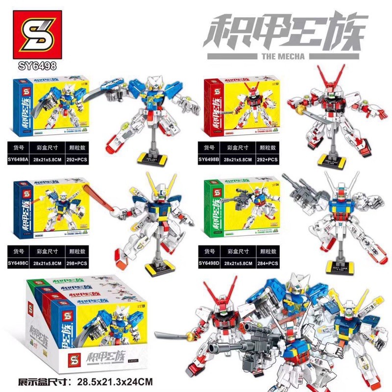 [GIÁ ƯU ĐÃI] Lego Xếp Hình Siêu Người Máy Gundam SY6498