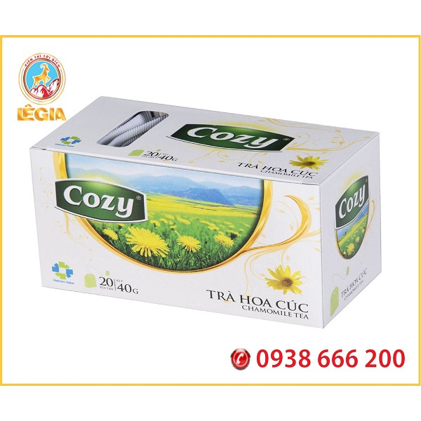 Trà COZY Túi Lọc Hoa Cúc 40G (CHAMONILE TEA)