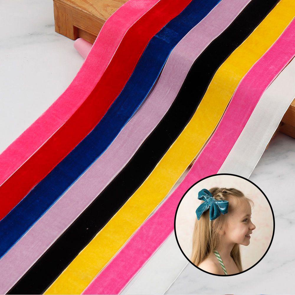 Cuộn Dây Ruy Băng Nhung 5 Yards Dùng Làm Bông Tai Handmade