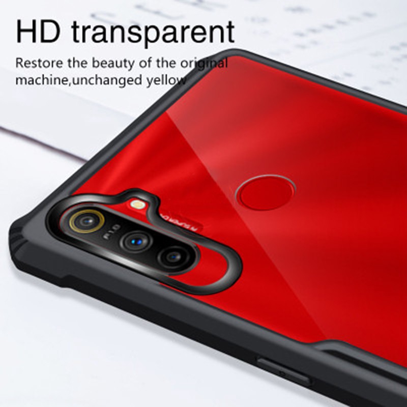 Ốp Điện Thoại Trong Suốt Chống Sốc Cho Oppo Realme 7 6 5 Pro Narzo 20 Pro Q 5i 5s 6i C15 C12 C11 C3 C3i A53 A53s A32 A33 F17 Pro A93 Reno 4F Case