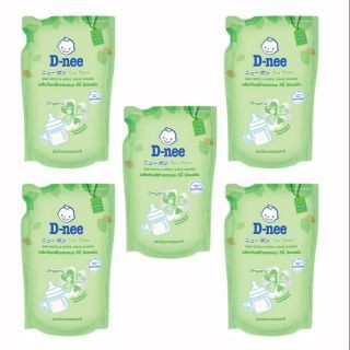 Hcm - combo 5 túi rửa bình sữa dnee organic 600ml./..