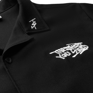 Áo Sơ Mi TSUN Logo - Black - [UNISEX] - Thêu Logo