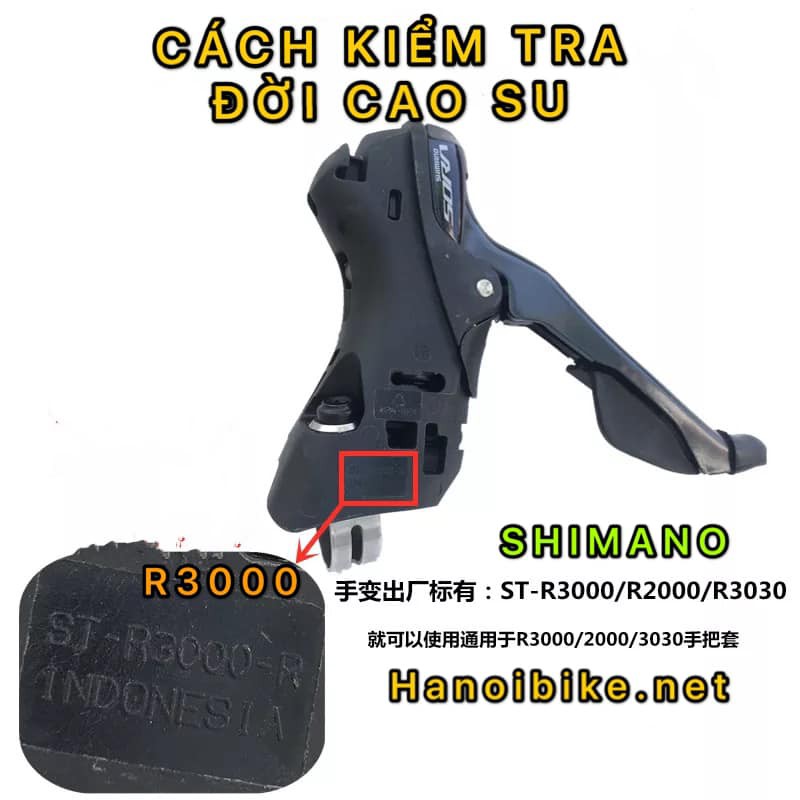 Cao su tay lắc cho tay lắc shimano và sram các đời