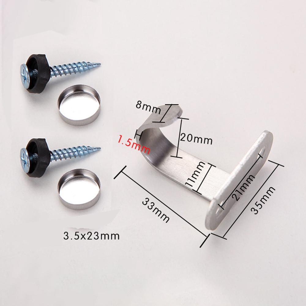 Giá Đỡ Móc Treo Đồ Hình Chữ J Gắn Trần Nhà Tắm Tiện Dụng
