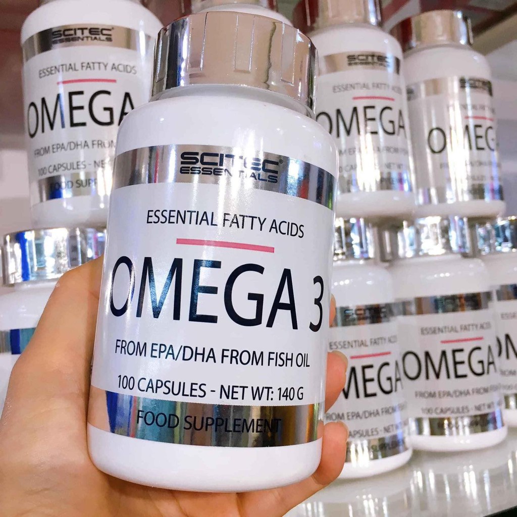 OMEGA 3 | Dầu Cá Omega 3 Scitec Fish Oil 100 Viên - Chính Hãng - SUPPCARE
