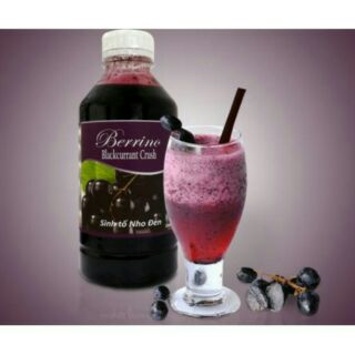 Sinh tố berino Nho đen (Blackcurrant) - chai 1l
