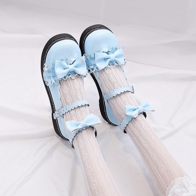 Giày Lolita Cổ Nơ Hoàng Gia - Kèm video ✨