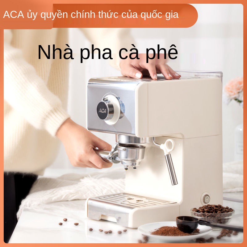 Máy pha cà phê ACA North American Electric ES12A dành cho người tiêu dùng và làm sữa hơi bán tự động của Ý thư
