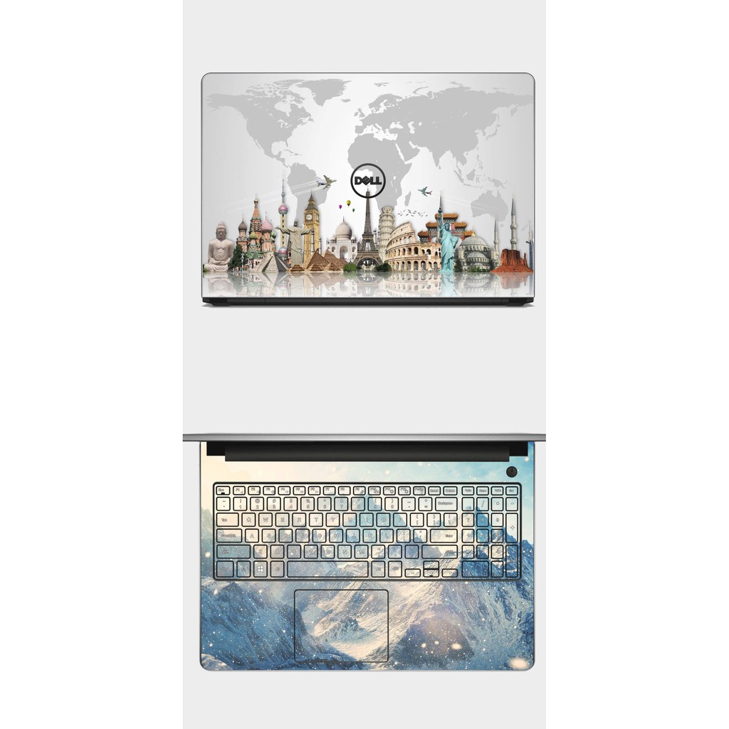 Skin Laptop dành cho các tín đồ du lịch Châu Âu. Đủ các dòng máy: Asus, Acer, Dell, HP,...