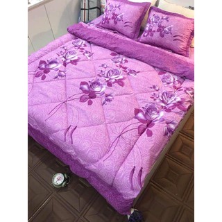 Sỉ set chăn phao ga gối poly cho đệm 2mx2m2