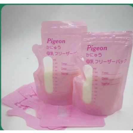 Bộ 10 Túi Trữ Sữa Pigeon 250ML