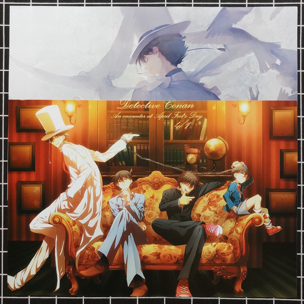 Poster Anime Thám Tử Lừng Danh Conan (8 Tờ)