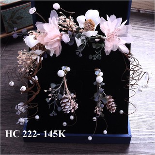 Hoa cài tóc cô dâu ms 222