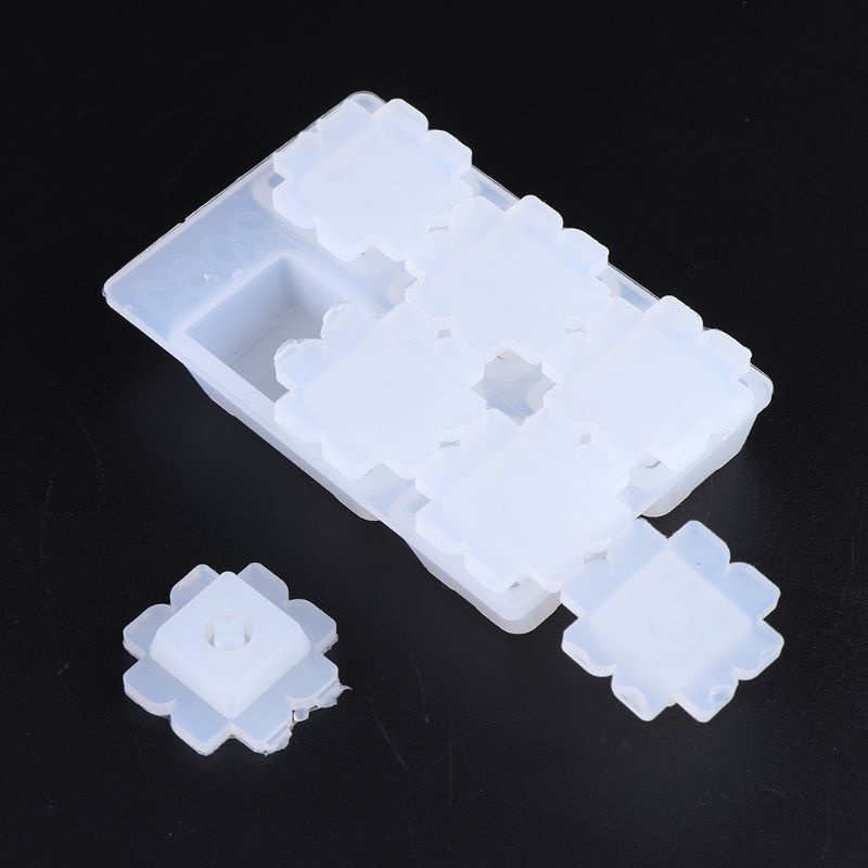 Khuôn Silicone Làm Bàn Phím Cơ Epoxy UV DIY
