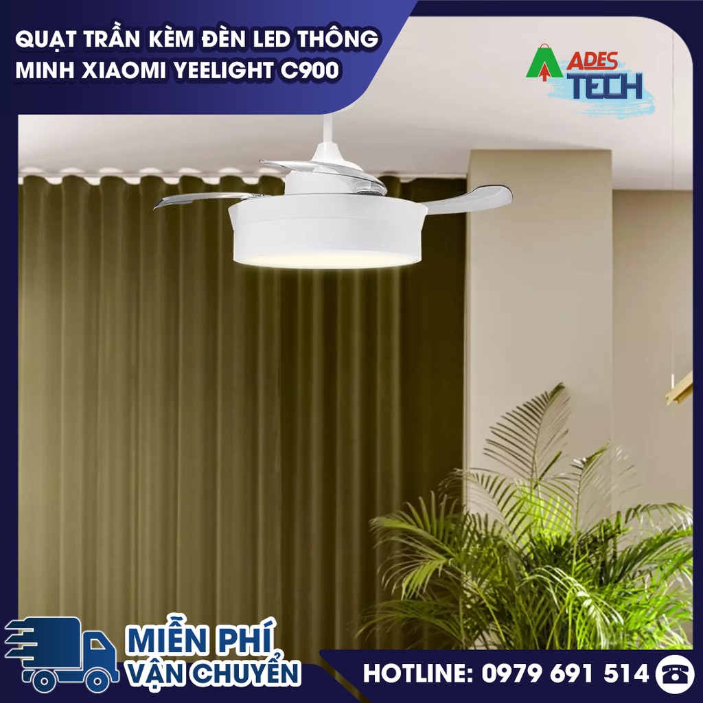 Quạt trần kèm đèn LED thông minh Xiaomi Yeelight C900 Có Ánh Sao - BẢO HÀNH 6 THÁNG