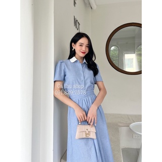 Set bộ kẻ xanh cổ sen