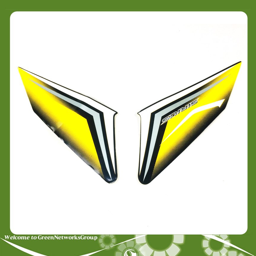 Bộ tem xe Sirius RC màu vàng - GreenNetworks