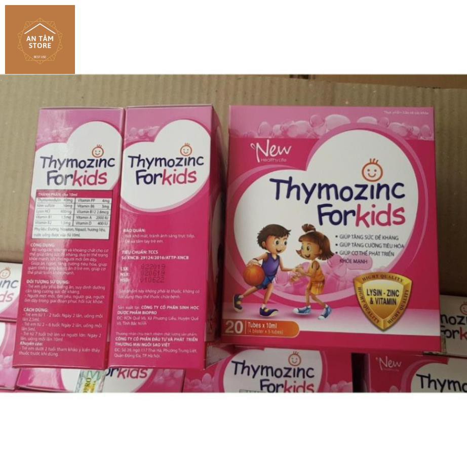 Thymozinc forkids giúp bé ăn ngon ngủ tốt, tăng cường tiêu hóa và sức đề kháng giúp bé thông minh