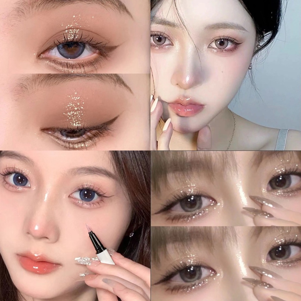 ⚜️Phấn Bắt Sáng Guicami Ud Dạng Bút Chống Thấm Nước Làm Sáng Da Bút Kẻ Mắt Màu Hồng Sáng