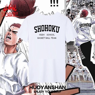 Áo thun cotton họa tiết anime slam dunk cá tính
