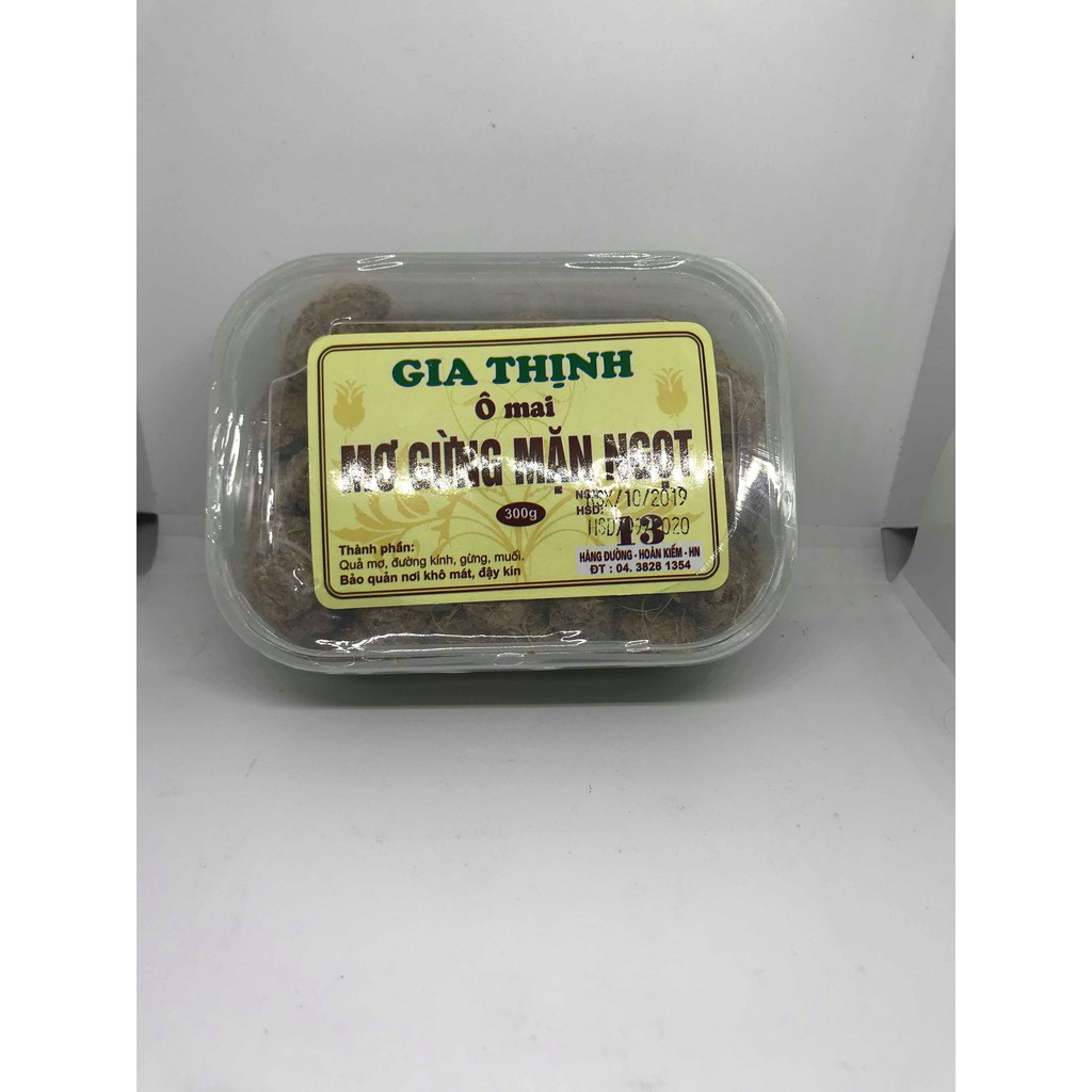 Ô mai mơ gừng mặn ngọt 500gr Gia Thịnh Hà Nội