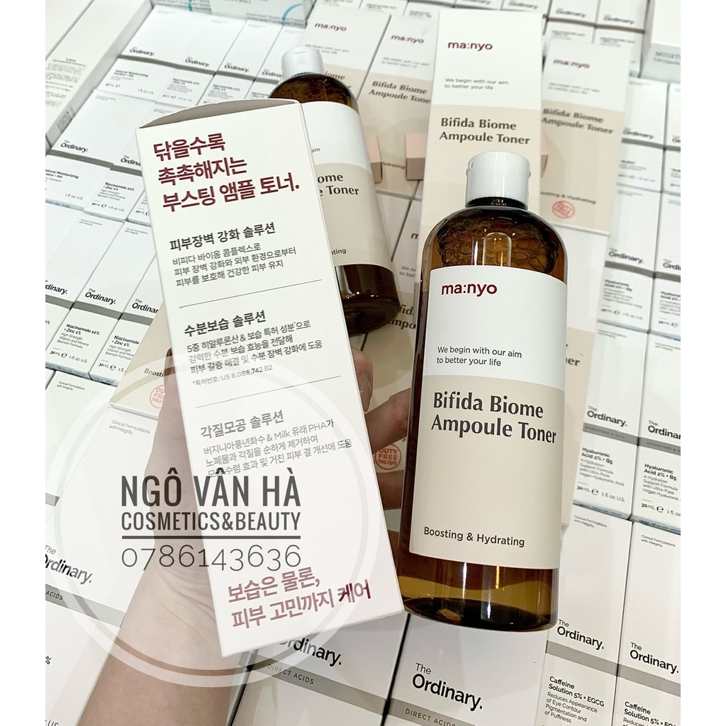 [MANYO] TONER MANYO CHỐNG LÃO HOÁ BIFIDA BIOME AMPOULE TONER