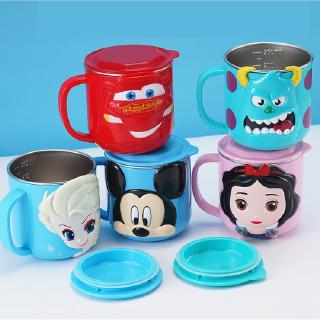 Cốc inox họa tiết hoạt hình Disney đáng yêu dành cho bé