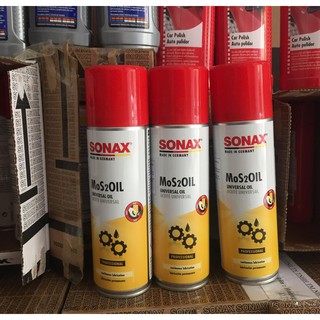 DẦU BẢO QUẢN CHỐNG RỈ MoS2Oil SONAX 339200 300ml