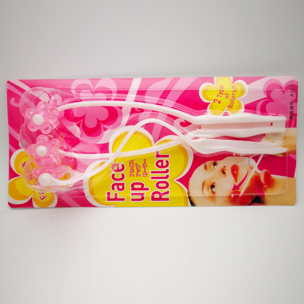 Bánh xe massage mặt 3D V-Face Cằm Bánh xe massage hai trong một Dụng cụ giảm béo tại nhà làm đẹp