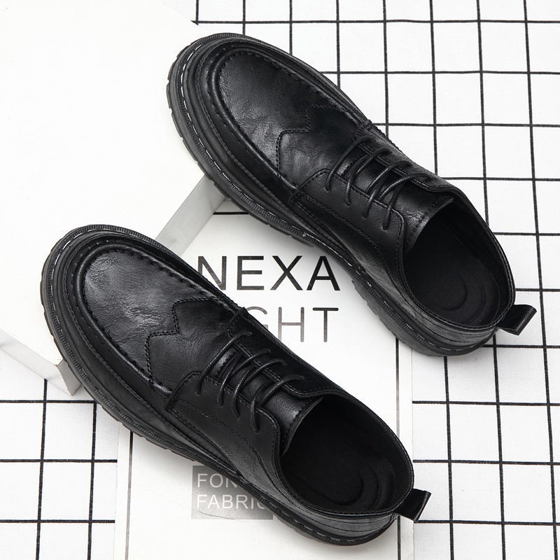 Xuân Anh giày da nam công sở Hàn Quốc trang trọng mang xu hướng giản dị phù hợp với giới sinh viên màu đen đi làm