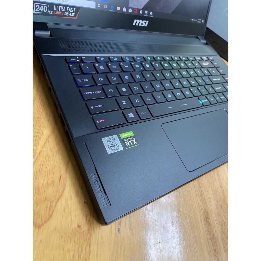 Laptop Gaming MSI GS66 Stealth 10SE, i7 10875H, 16G, 512G, RTX2060 6G, 15.6in, 240Hz, New Seal | BigBuy360 - bigbuy360.vn