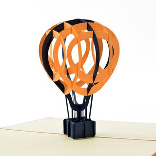 Thiệp 3D Khinh Khí Cầu, air ballon pop-up card, thiệp handmade HMG nhiều chủ đề độc đáo, quà tặng bạn bè người thân