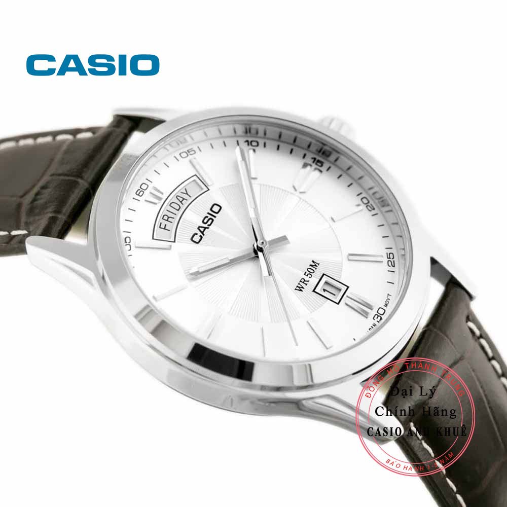 Đồng hồ nam Casio MTP-1381L-7AVDF dây da