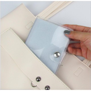 Sổ card mini trong suốt