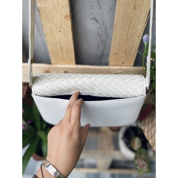 SALE- túi si da thật đan hàng Nhật
