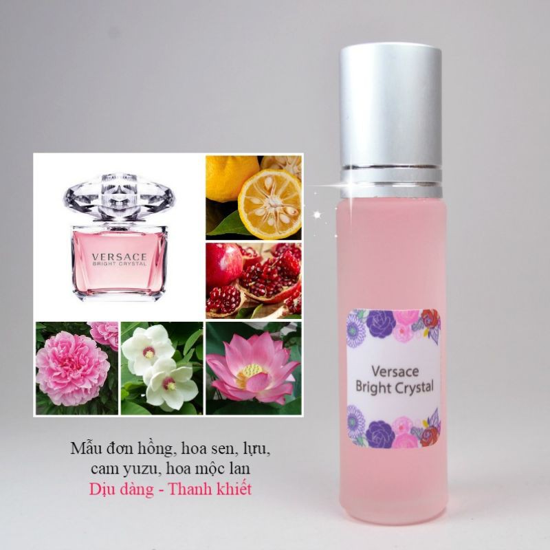 Tinh Dầu Nước Hoa Pháp Versace Bright Crystal