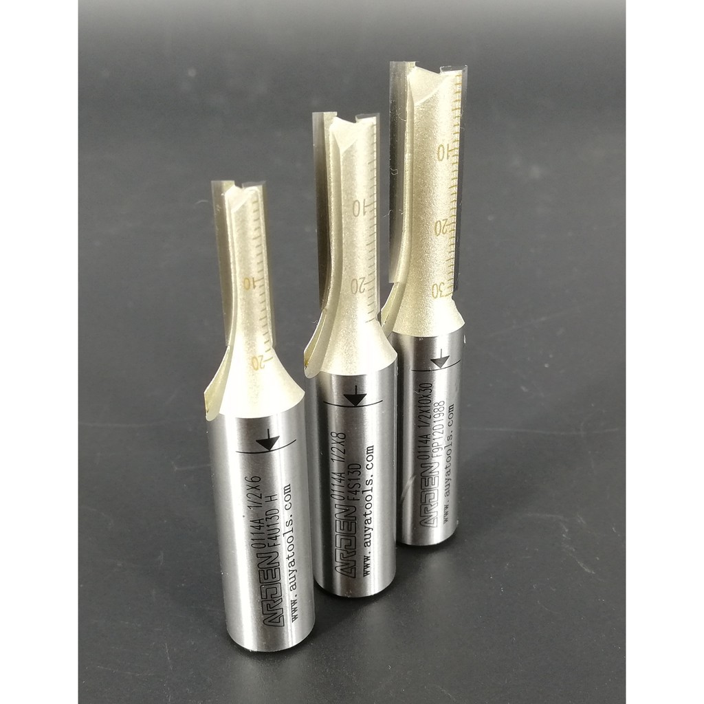 MŨI PHAY GỖ THẲNG ARDEN CỐT  12.7MM