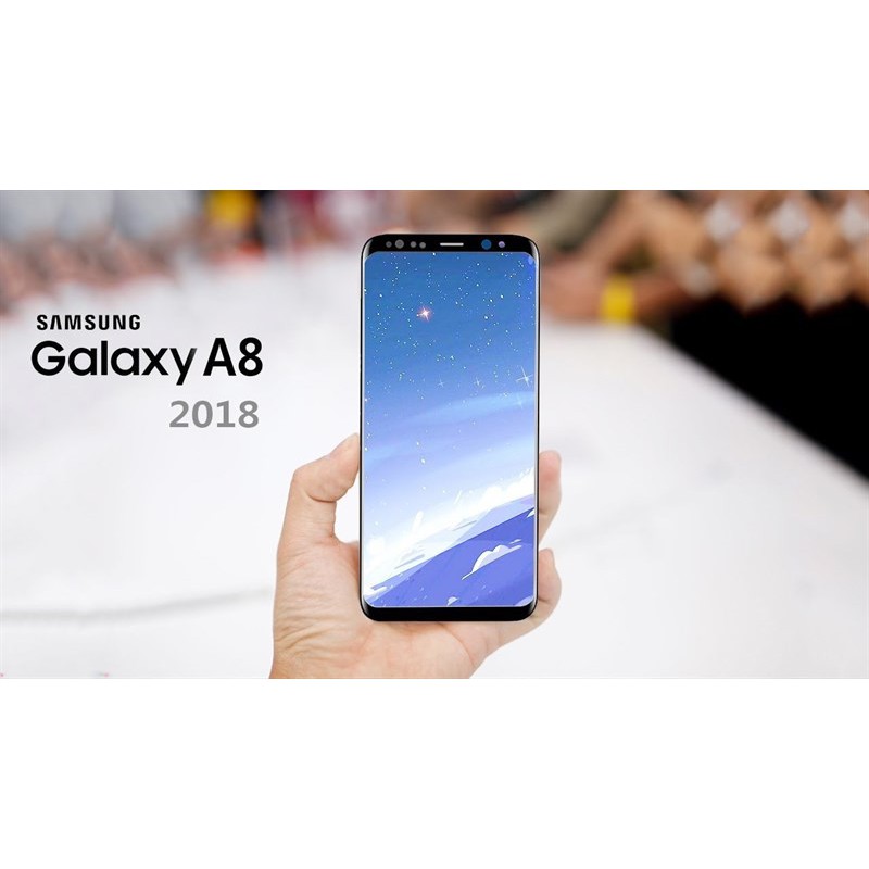 điện thoại samsung galaxy a8 2018 màn hình rộng chơi game mượt, máy đẹp keng | BigBuy360 - bigbuy360.vn