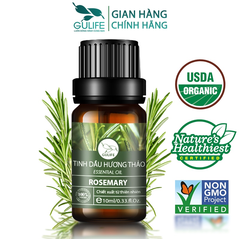 Tinh Dầu Thiên Nhiên Hương Thảo Nguyên Chất GULIFE-HT, Nhập Khẩu Cao Cấp, Tinh Dầu Xông Phòng Thư Giãn 10ml-50ml